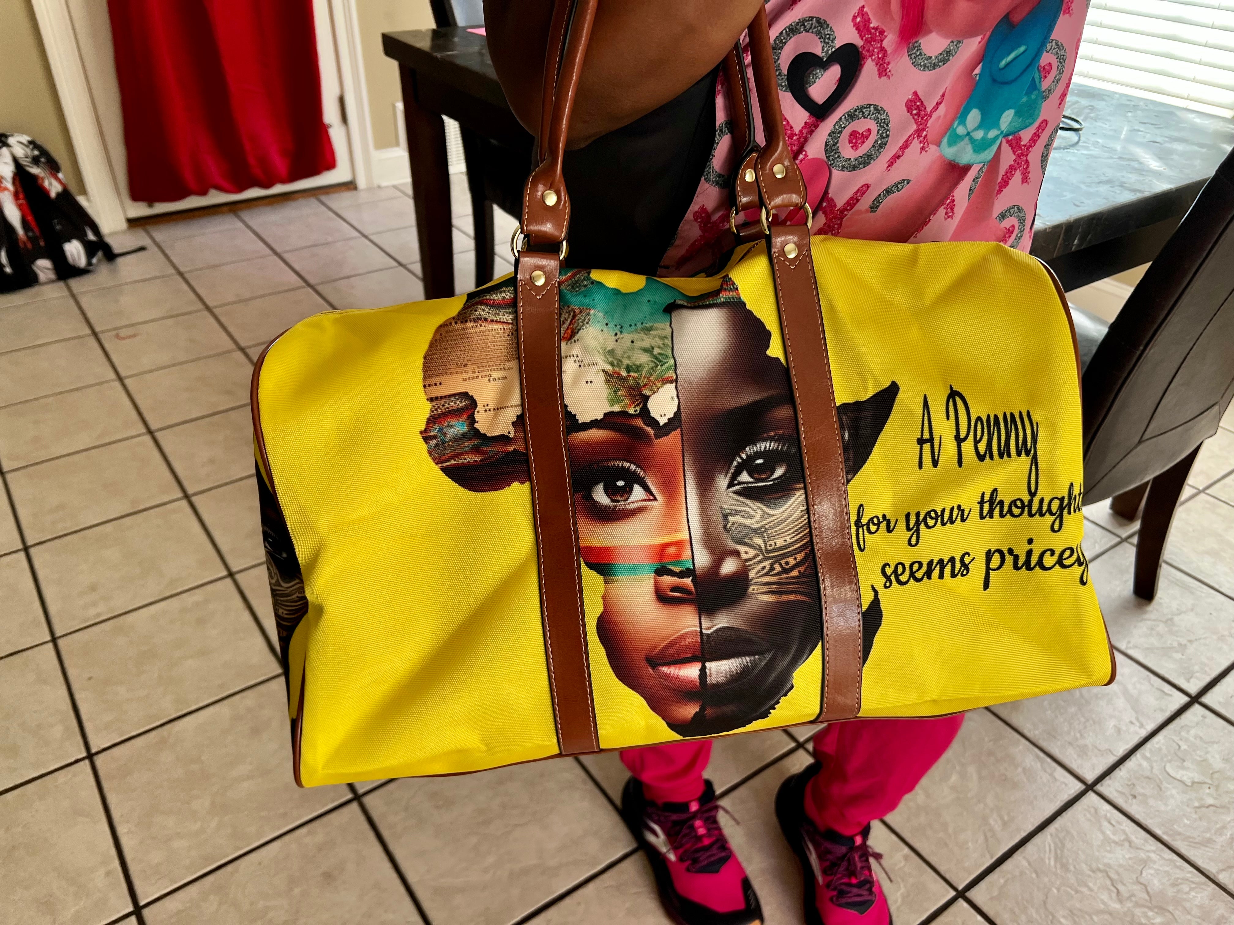 A penny for your thoughts….seems pricey tote bag – Priceless